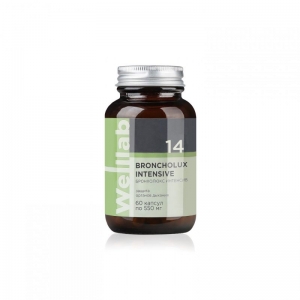 БАД для дыхательной системы Welllab BRONCHOLUX INTENSIVE, 60 капсул